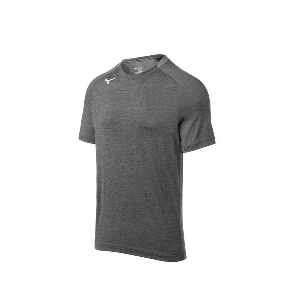 Mizuno Men's Alpha Short Sleeve T-Shirts Grey (530050-VAB)